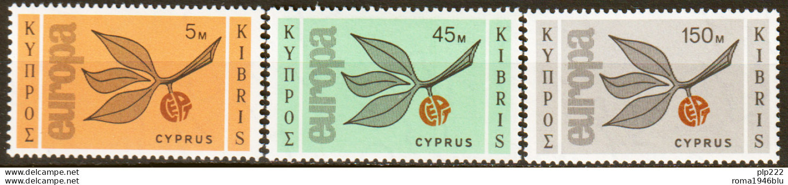 Cipro 1965 Unif.250/52 MNH VF - Ungebraucht