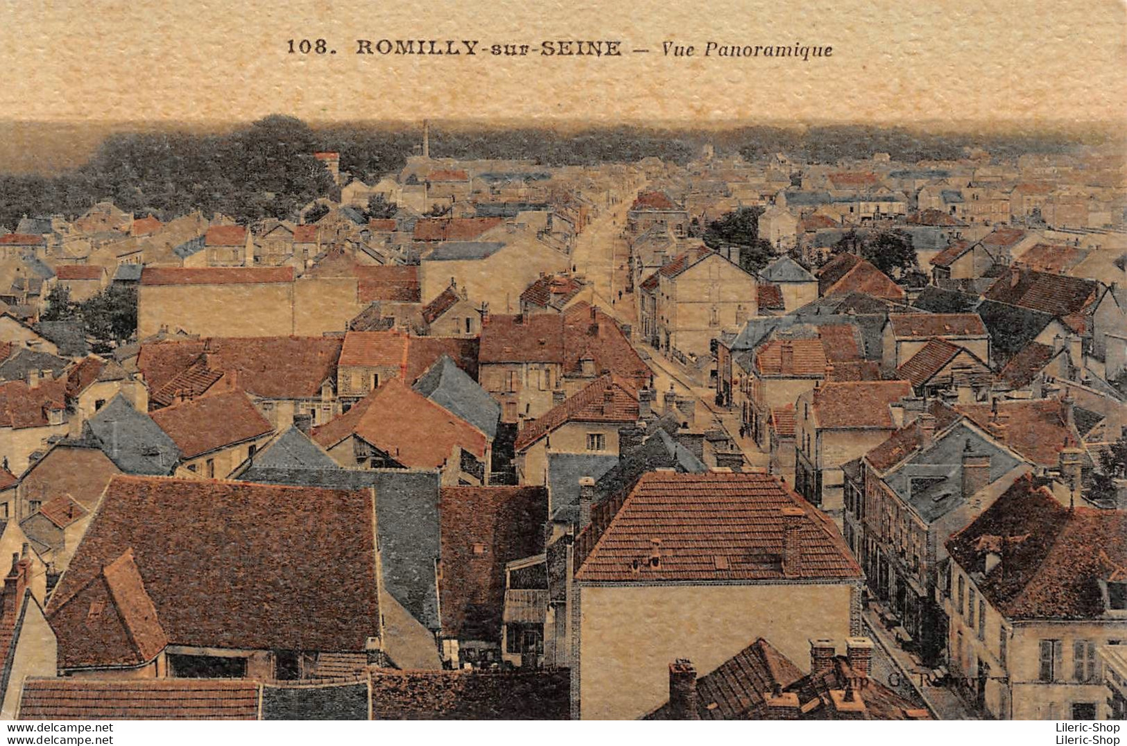[10] ROMILLY SUR-SEINE -cpa 1917 - Vue Panoramique - Romilly-sur-Seine