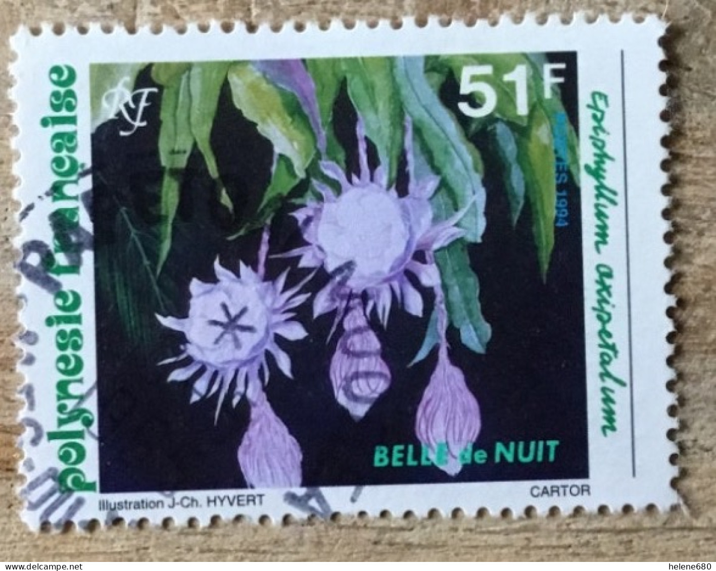 POLYNÉSIE. La Belle De Nuit N° 462 - Used Stamps