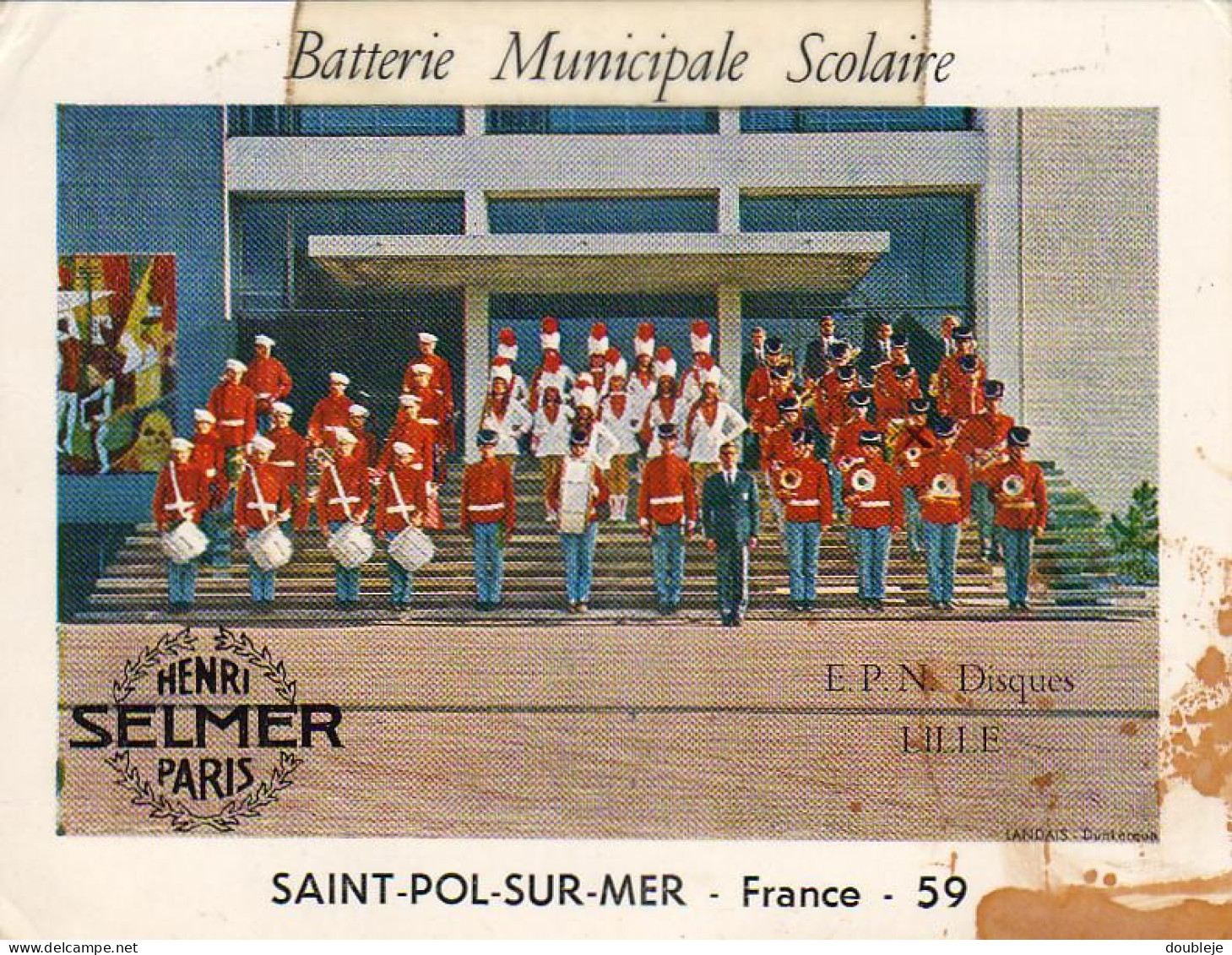 D59   SAINT POL SUR MER   Batterie Municipale Scolaire   .........   Peu Courante - Saint Pol Sur Mer