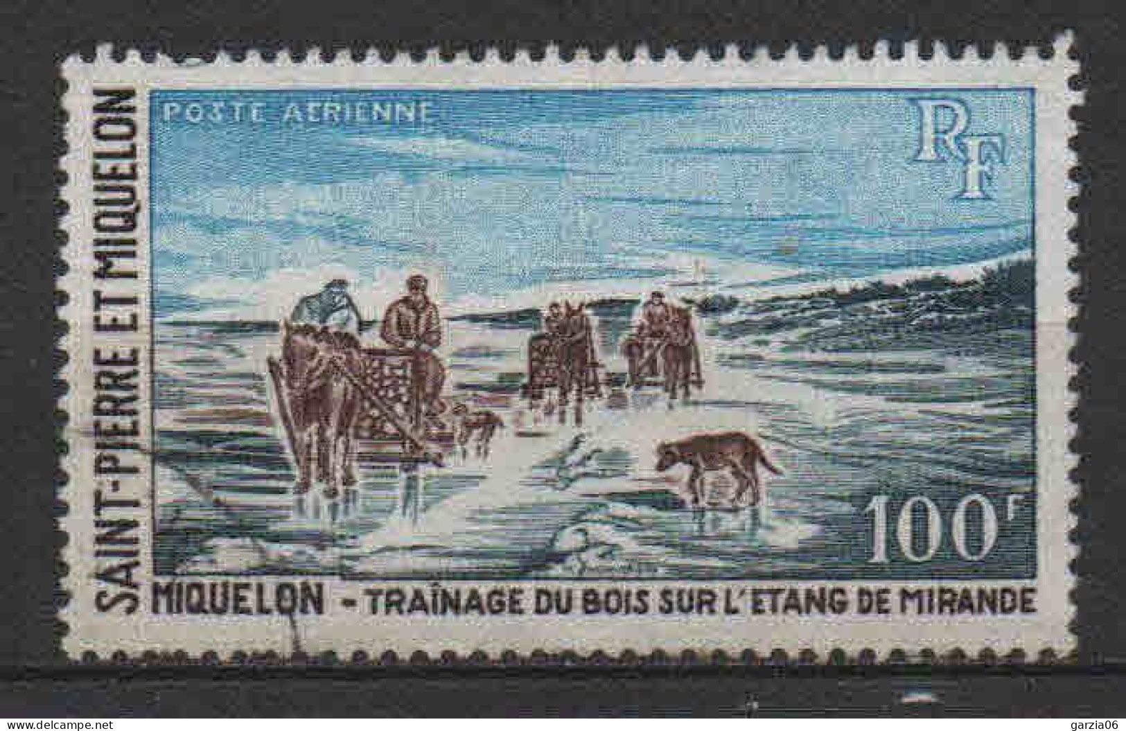 St Pierre Et Miquelon - 1969 - Trainage Du Bois - PA 45   - Oblit - Used - Gebruikt