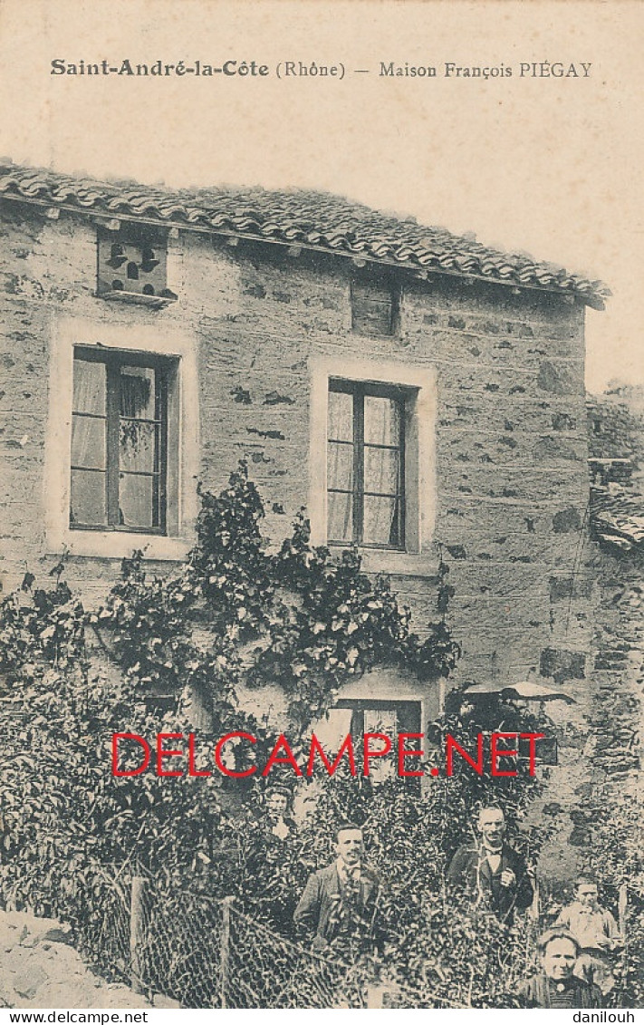 69 // SAINT ANDRE LA COTE    Maison François PIEGAY - Saint-André-la-Côte