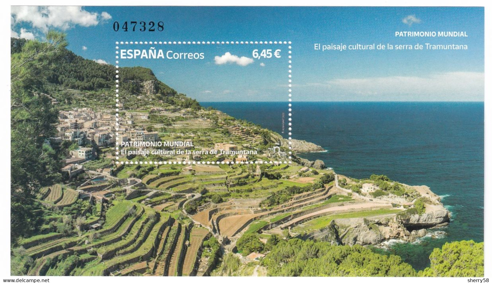 2023-ED. 5703 H.B.- Patrimonio Mundial. El Paisaje Cultural De La Serra De Tramuntana. Mallorca- NUEVO - Blocs & Hojas