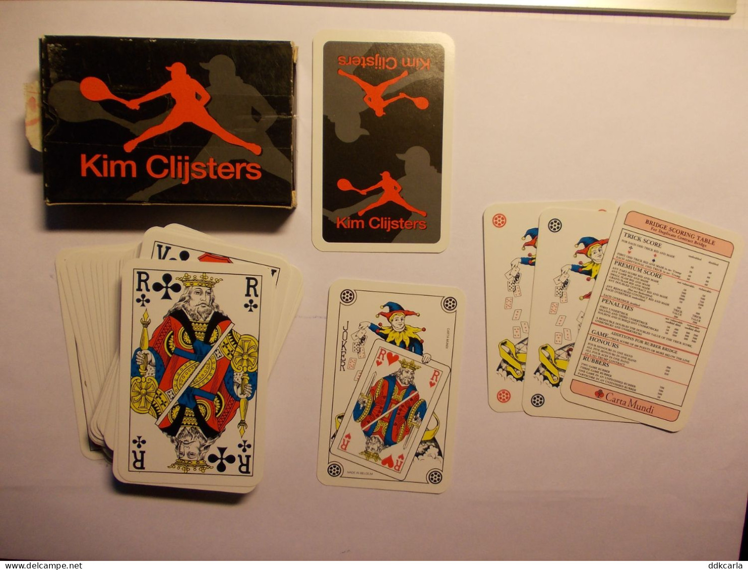 Speelkaarten - Jeu Des Cartes - Sport - Tennis - Kim Clijsters / Carta Mundi - 54 Carte