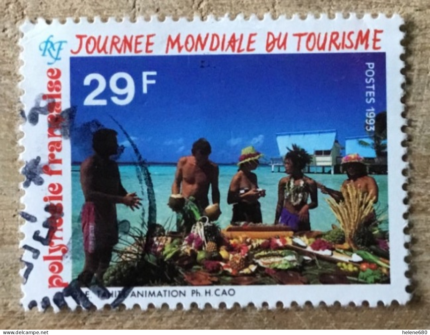 POLYNÉSIE. Journée Mondiale Tourisme N° 480C - Used Stamps