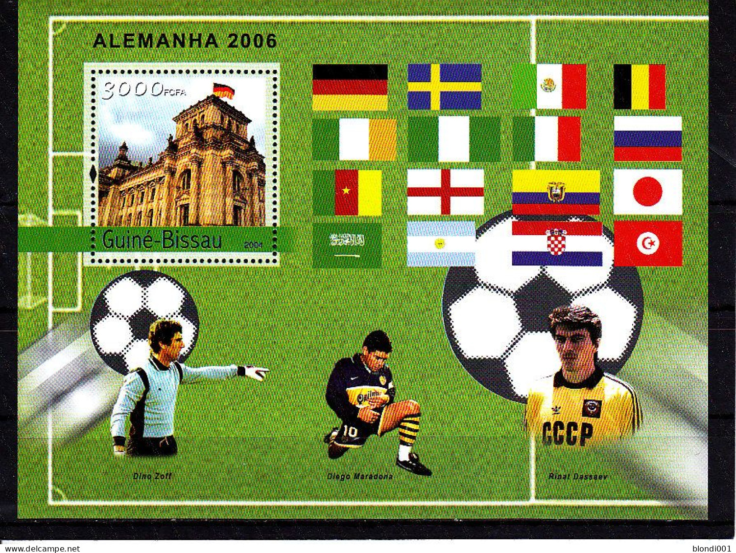 Soccer World Cup 2006 - GUINEA BISSAU - S/S MNH - 2006 – Deutschland