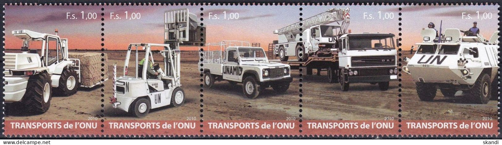 UNO GENF 2010 Mi-Nr. 720/24 ** MNH - Nuovi