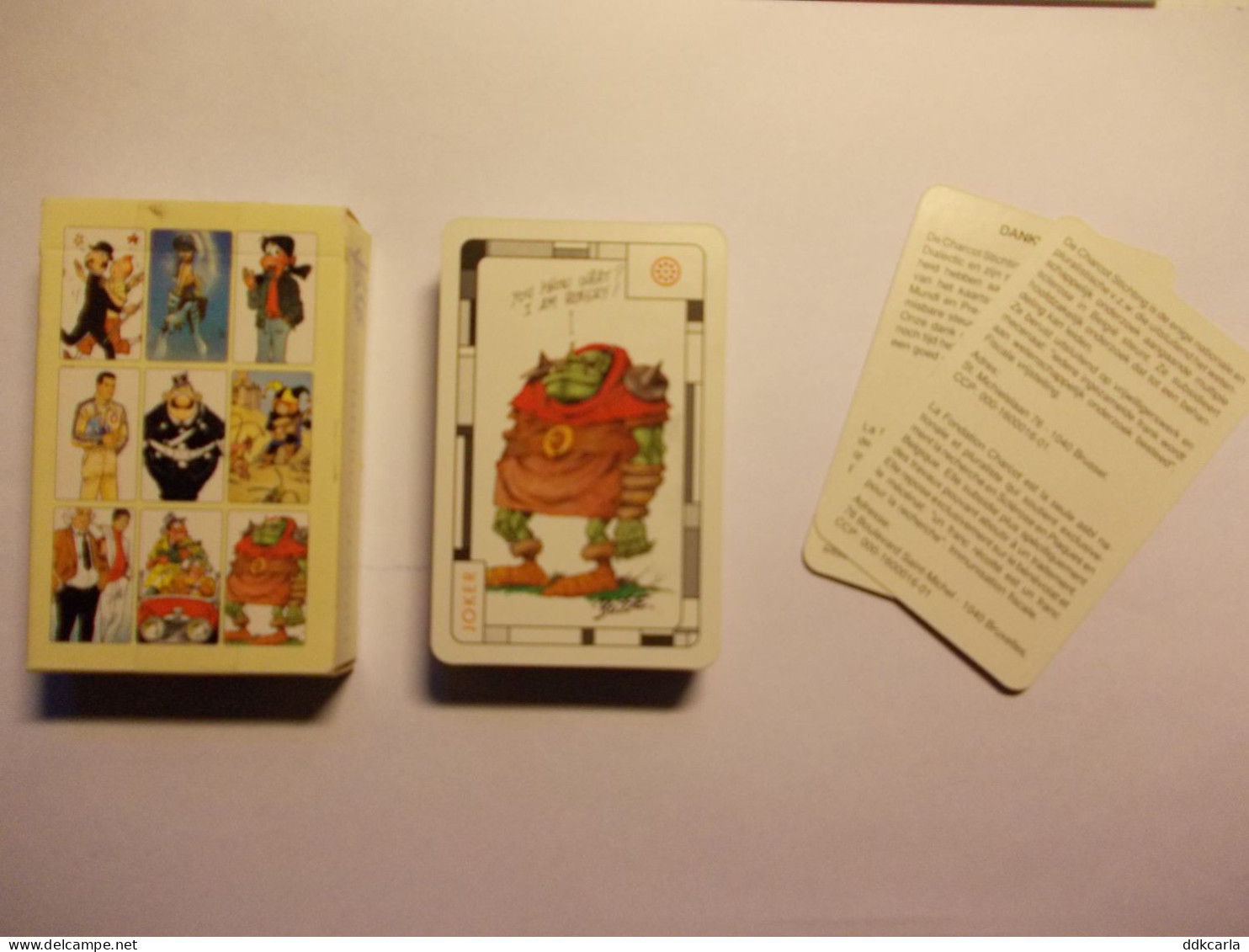 Speelkaarten - Jeu Des Cartes - Stripverhalen Figuren - Stripfiguren - Multi Pass Belgische Spoorwegen - 54 Carte