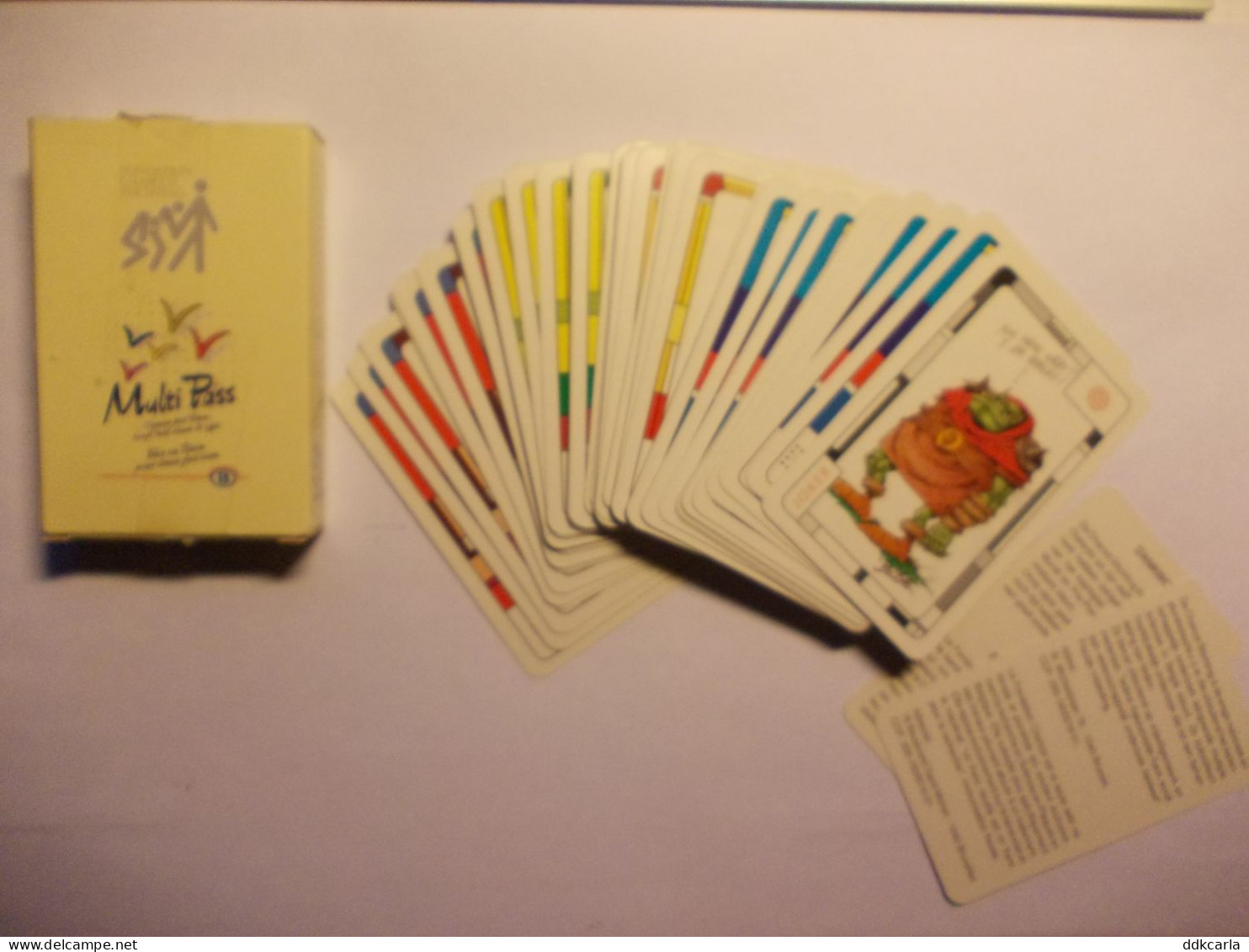 Speelkaarten - Jeu Des Cartes - Stripverhalen Figuren - Stripfiguren - Multi Pass Belgische Spoorwegen - 54 Carte