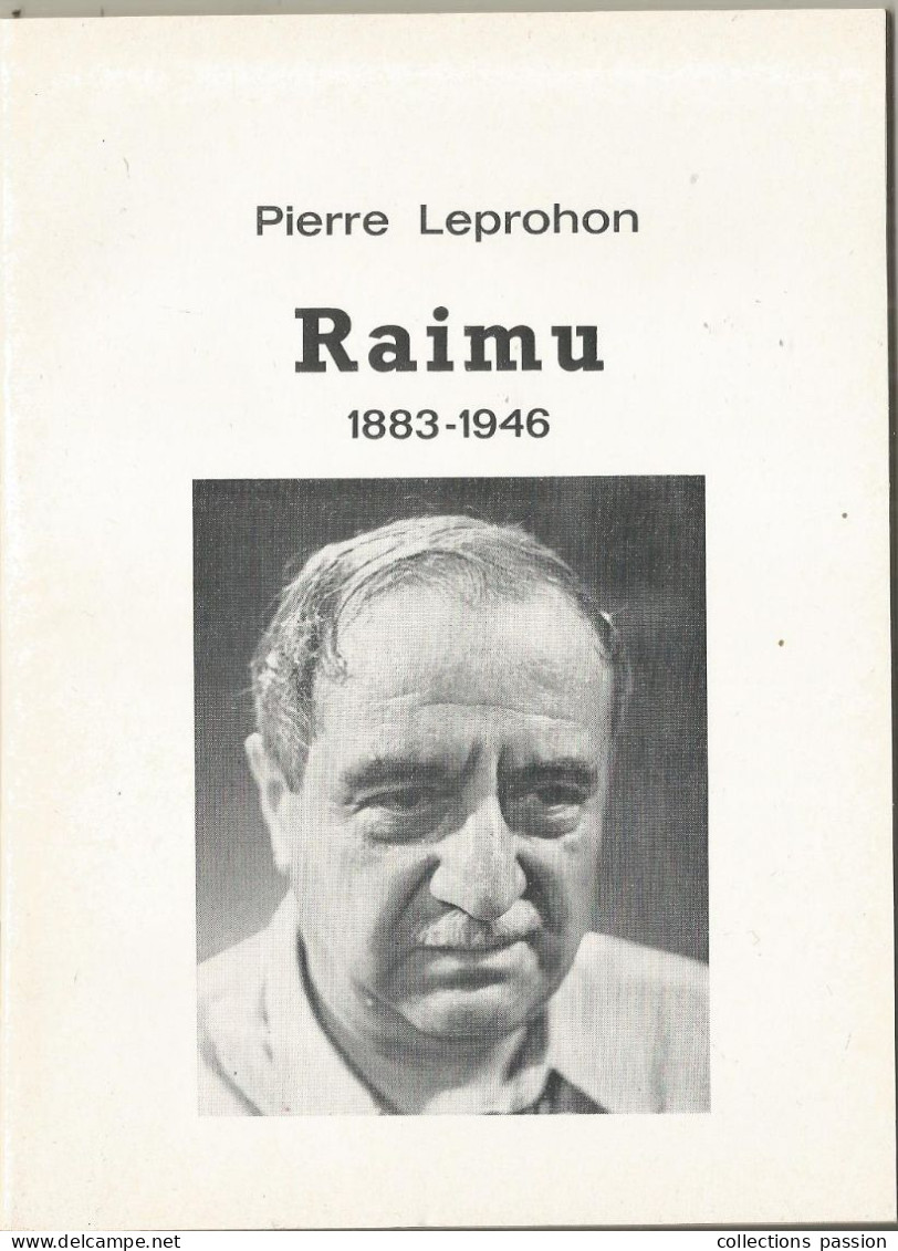 Revue, Cinéma, ANTHOLOGIE DU CINEMA, Février 1969, RAIMU, N° 42; 2 Scans, 56 Pages, Frais Fr 3.35 E - Cinéma