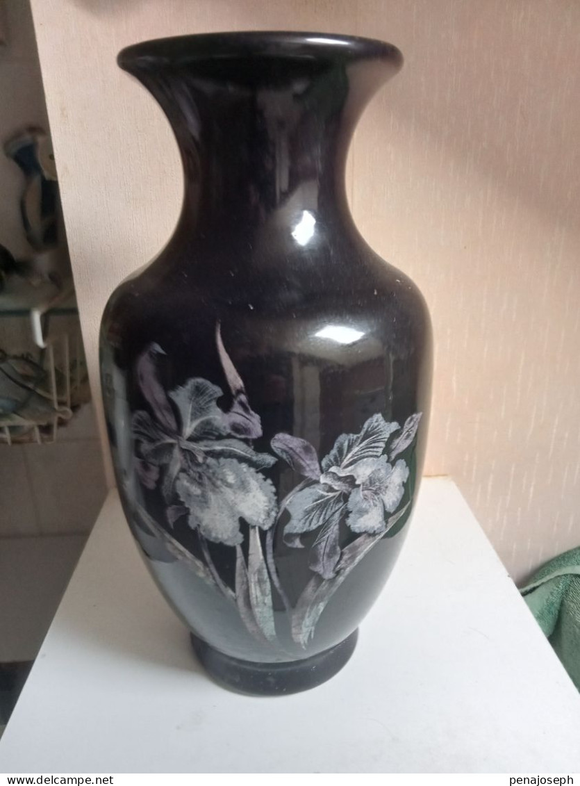 vase ancien hauteur 36 cm diamètre 18 cm