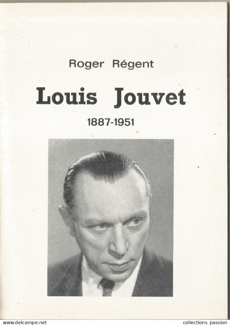 Revue, Cinéma, ANTHOLOGIE DU CINEMA, Avril 1969, Louis JOUVET, N° 44; 2 Scans, 55 Pages, Frais Fr 3.35 E - Film