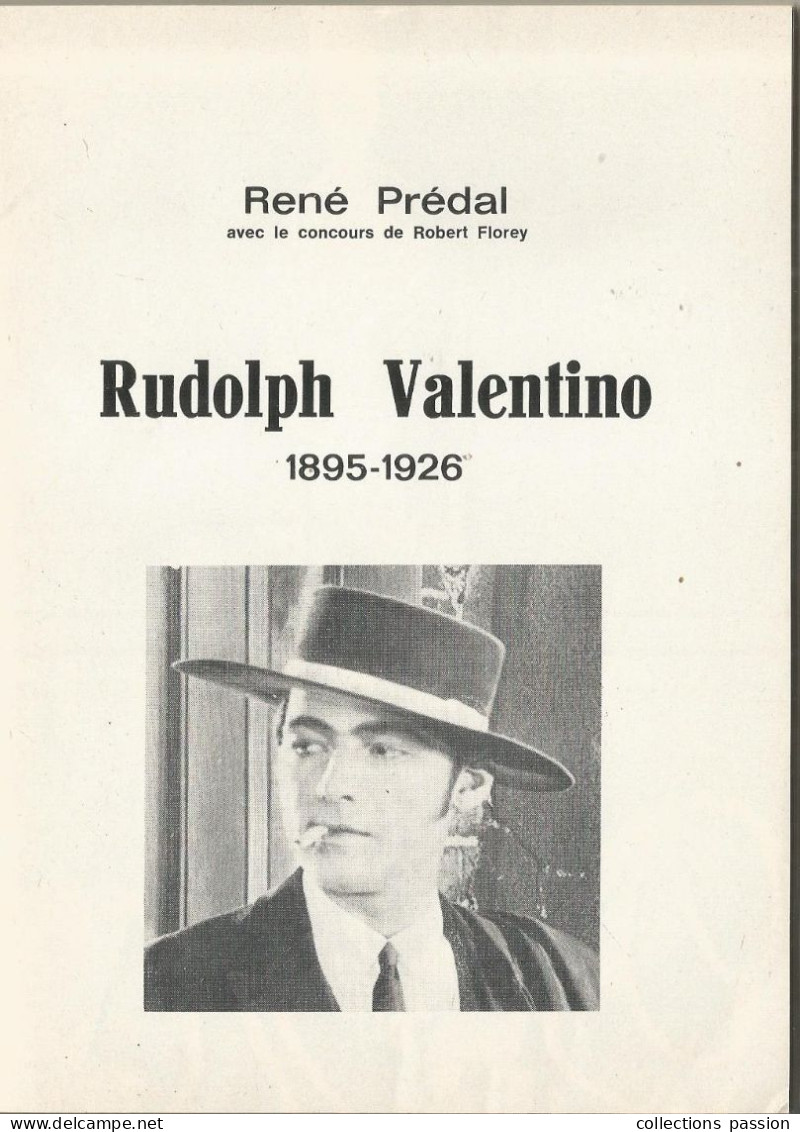 Revue, Cinéma, ANTHOLOGIE DU CINEMA, Mai 1969, Rudolph VALENTINO, N° 45; 2 Scans, 63 Pages, Frais Fr 3.35 E - Cinéma