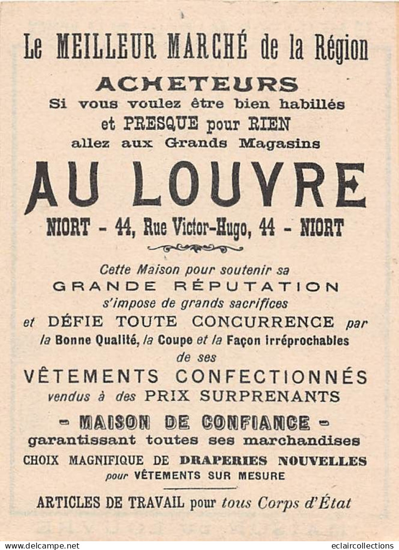 Image        49         Devinette  .Maison Du Louvre  Niort  Fleur. Cherchez La Petite Rose      11x8.5    (voir Scan) - Sonstige & Ohne Zuordnung