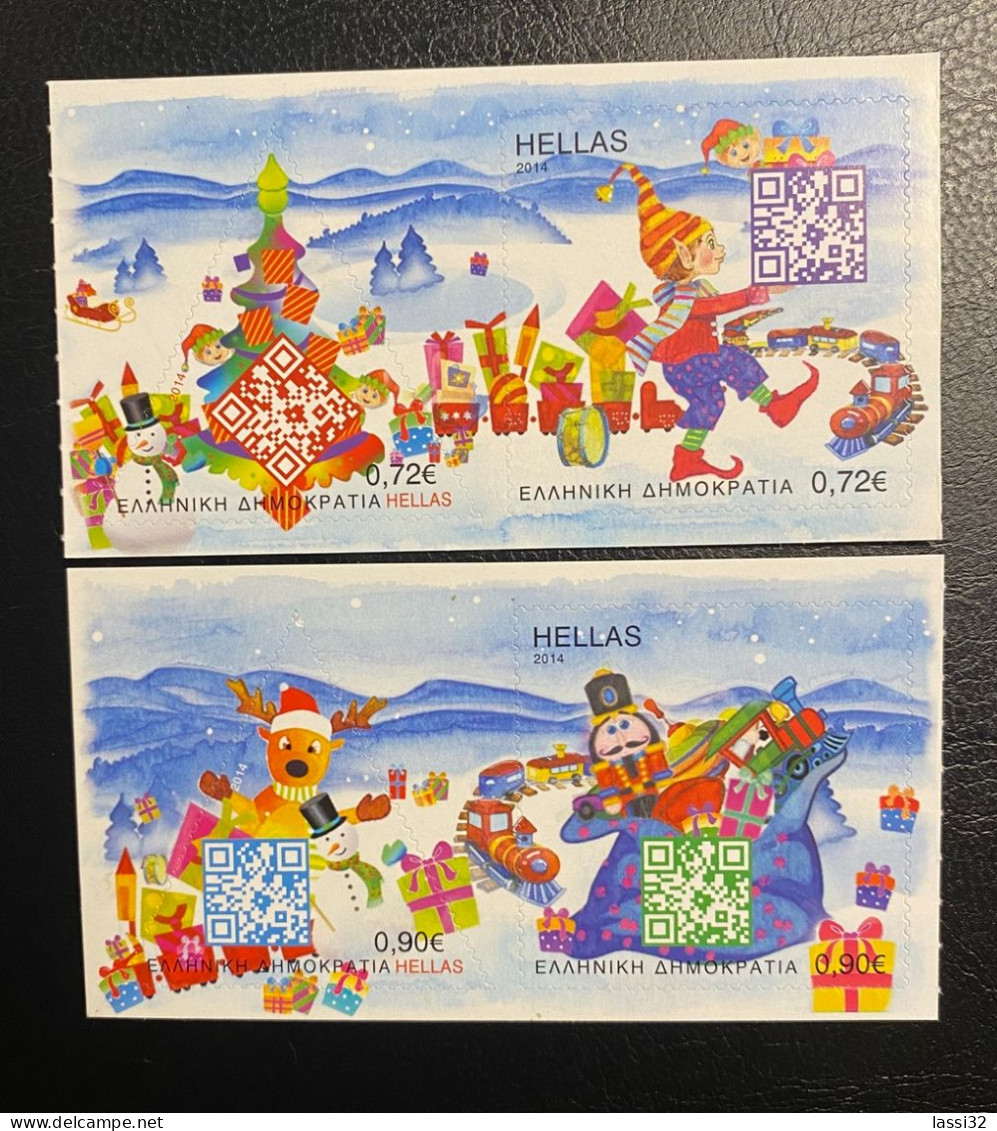 GREECE 2014,CHRISTMAS,  FROM BOOKLET, MNH - Neufs
