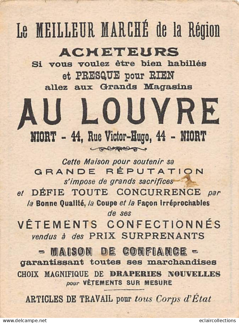 Image        49         Devinette  .Maison Du Louvre  Niort .Colinette Où Sont  ?      11x8.5    (voir Scan) - Sonstige & Ohne Zuordnung