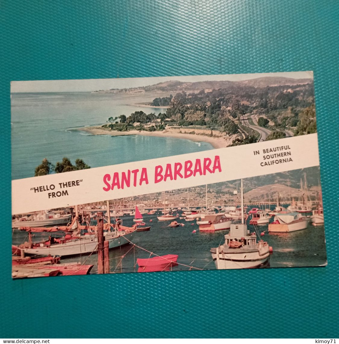 Cartolina Santa Barbara. Viaggiata 1966 - Santa Barbara