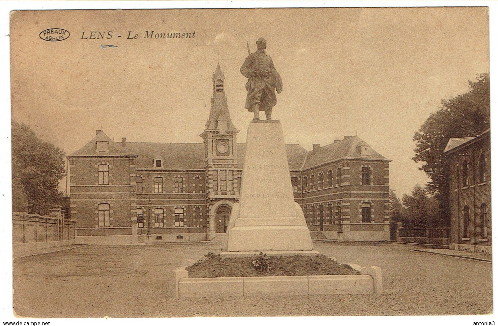 Lens. Le Monument. Edition Préaux Ghlin. WW1. Militaria. **** - Lens