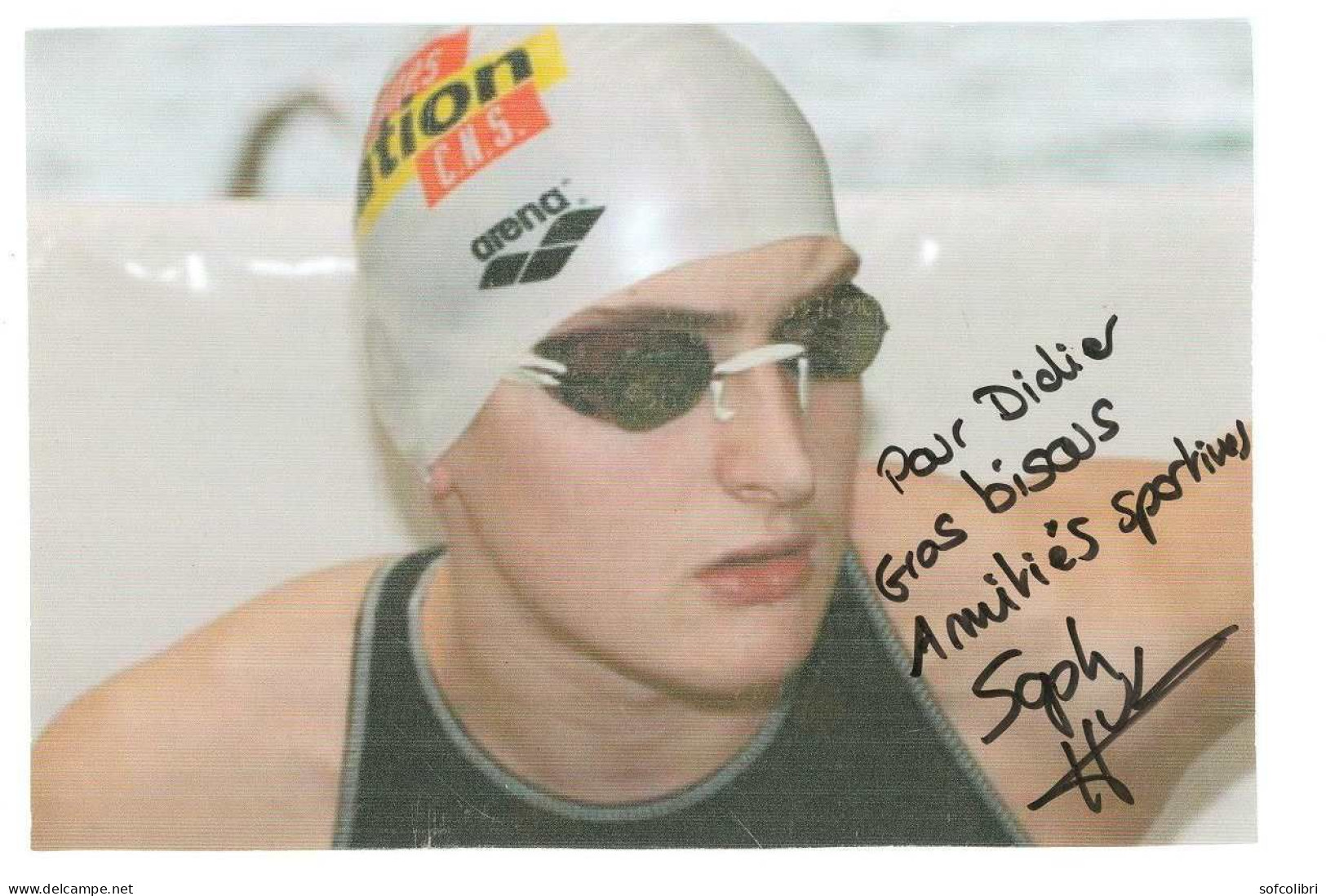 NATATION - Sophie HUBER -   Signature...Autographe Véritable - Sportlich