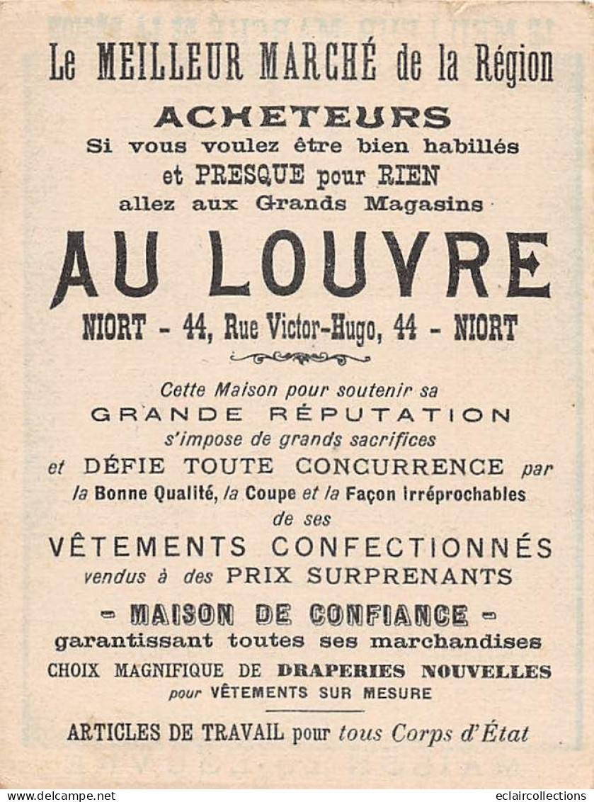 Image        49         Devinette  .Maison Du Louvre  Niort. Bougie   Où Est Le Voyageur ?  11x8.5    (voir Scan) - Autres & Non Classés