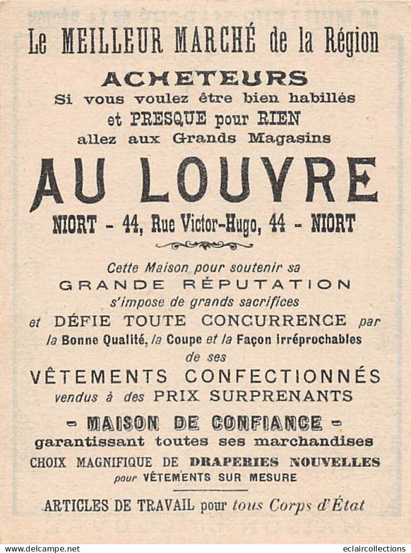 Image        49         Devinette  .Maison Du Louvre  Niort. Chaussures   Où Est Le Propriétaire?  11x8.5    (voir Scan) - Sonstige & Ohne Zuordnung