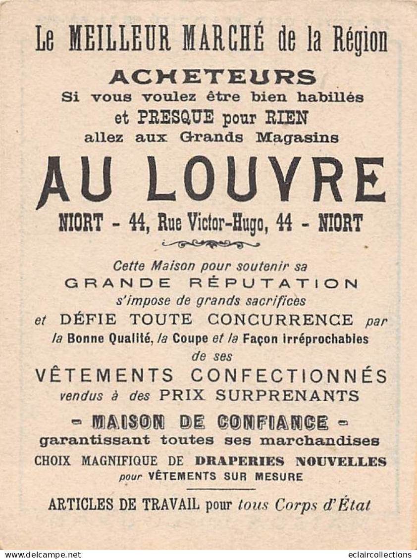 Image        49         Devinette  .Maison Du Louvre  Niort. Enfant  Où Est Son Perroquet  ?  11x8.5    (voir Scan) - Sonstige & Ohne Zuordnung