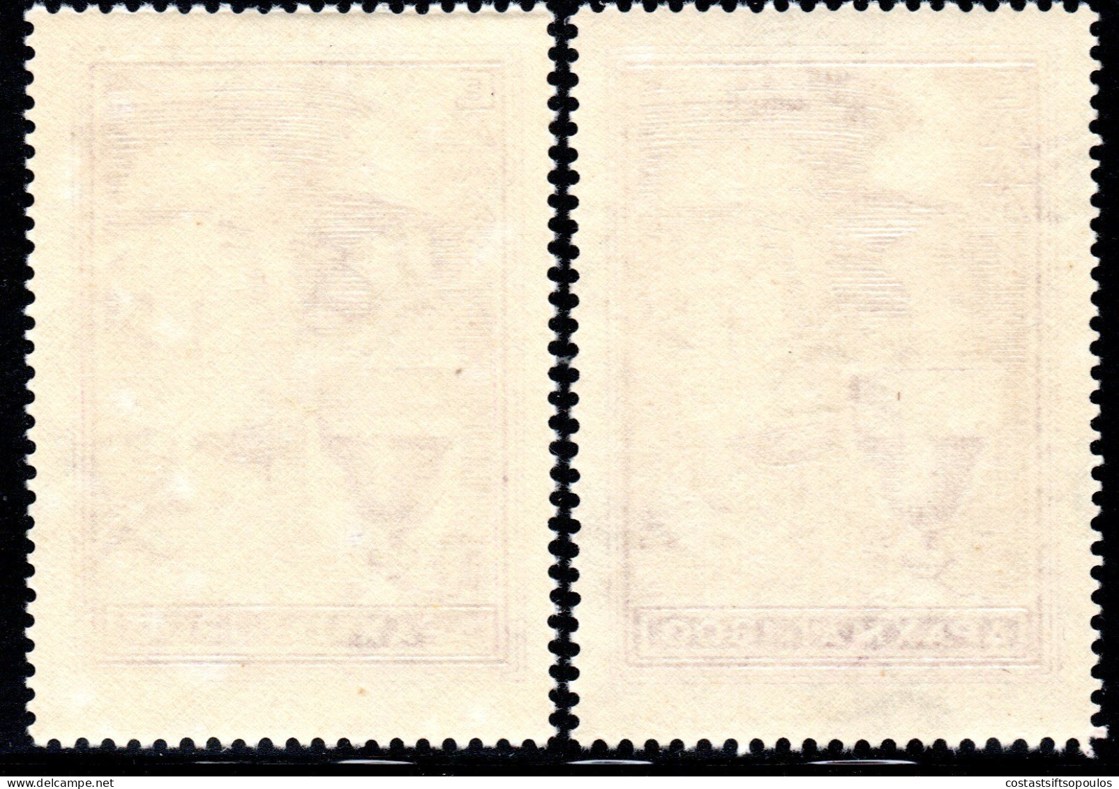 2044. GREECE, 1953 NATIONAL PRODUCTS 1300 WINE,COLOUR SHIFT WITH NORMAL FOR COMPARISON MNH, VERY FINE & FRESH. - Nuevos