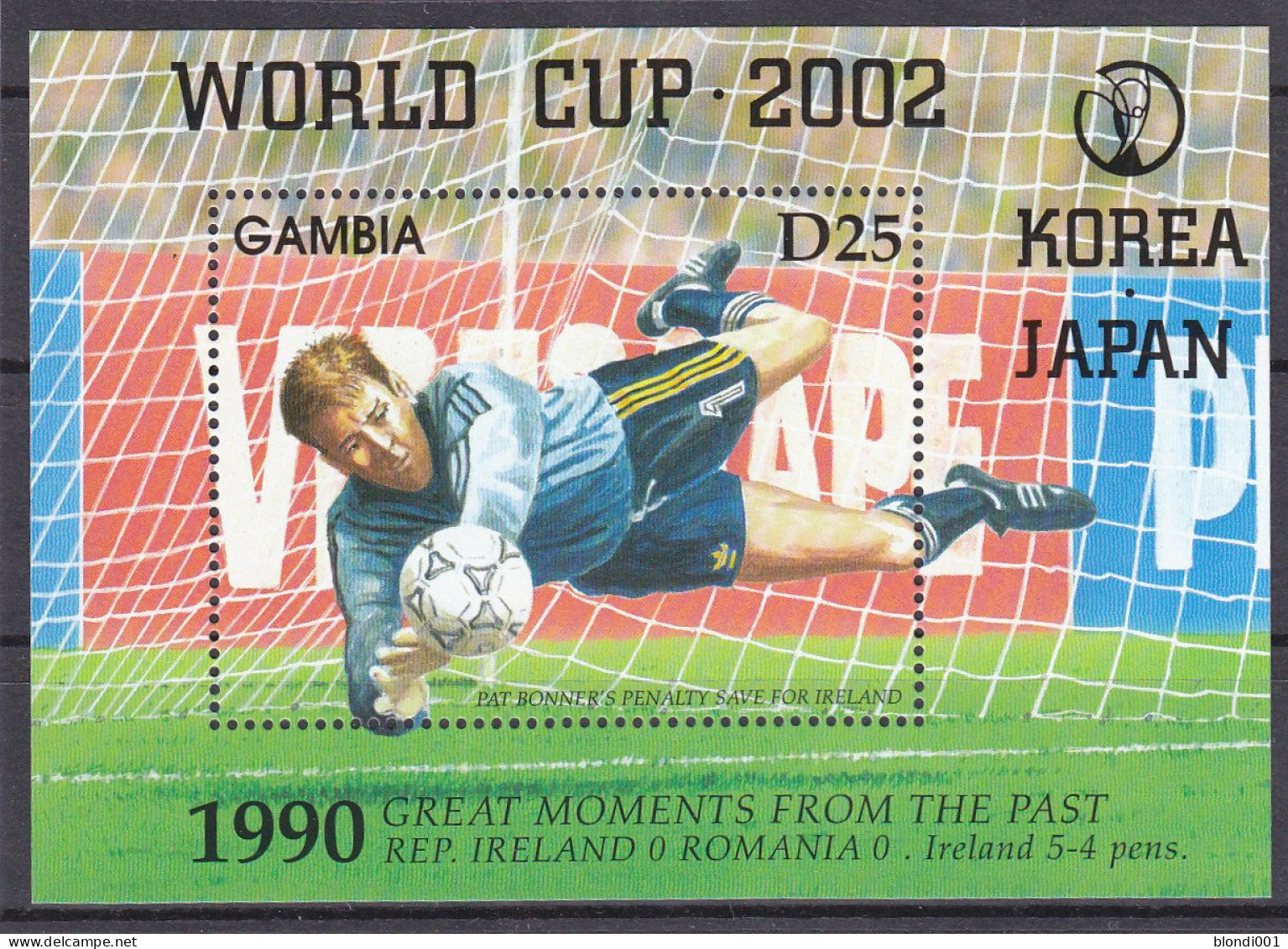 Soccer World Cup 2002 - GAMBIA - S/S MNH - 2002 – South Korea / Japan