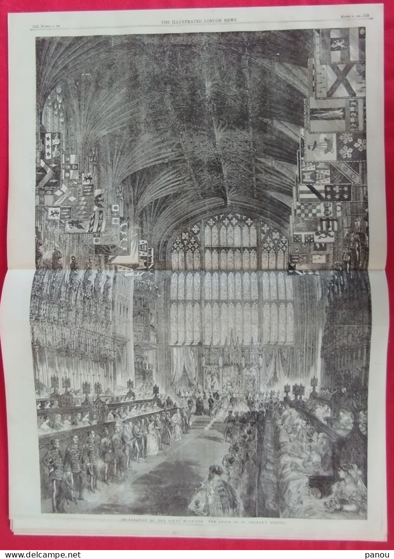THE ILLUSTRATED LONDON NEWS 1194, 1195 MARCH 21,1863 PRINCESS ALEXANDRA MARRIAGE - Other & Unclassified