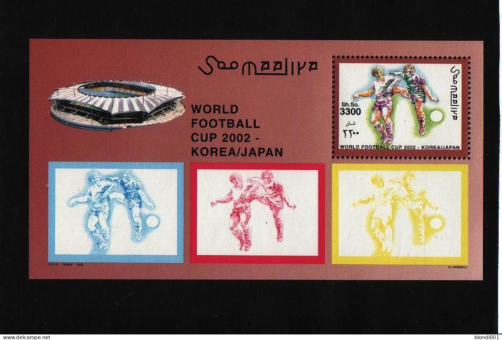 Soccer World Cup 2002 - SOMALIA - S/S MNH - 2002 – Corea Del Sud / Giappone