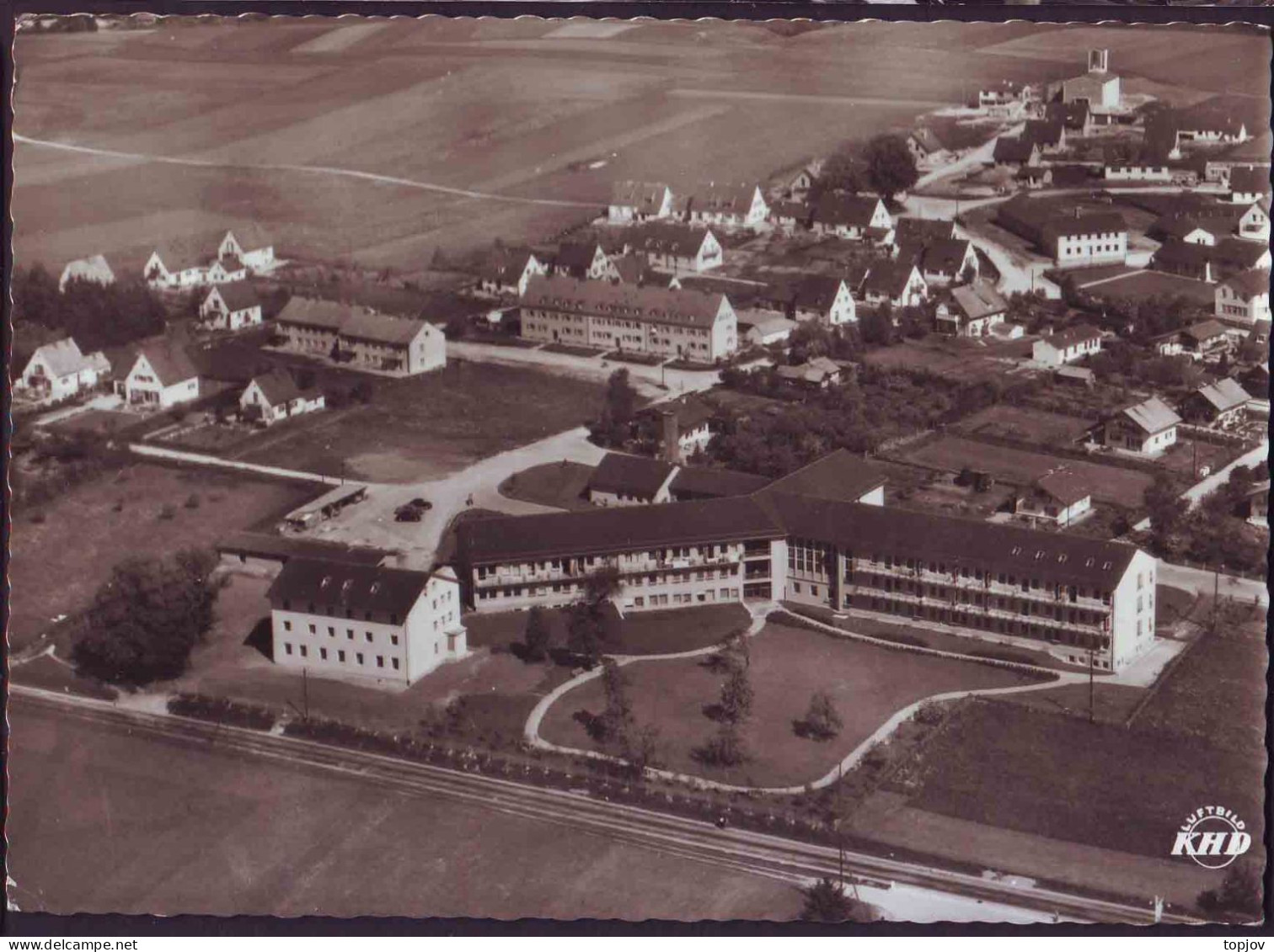 GERMANY - EBERSBERG KREISKRANKENHAUS  LUFTBILD - 1968 - Ebersberg