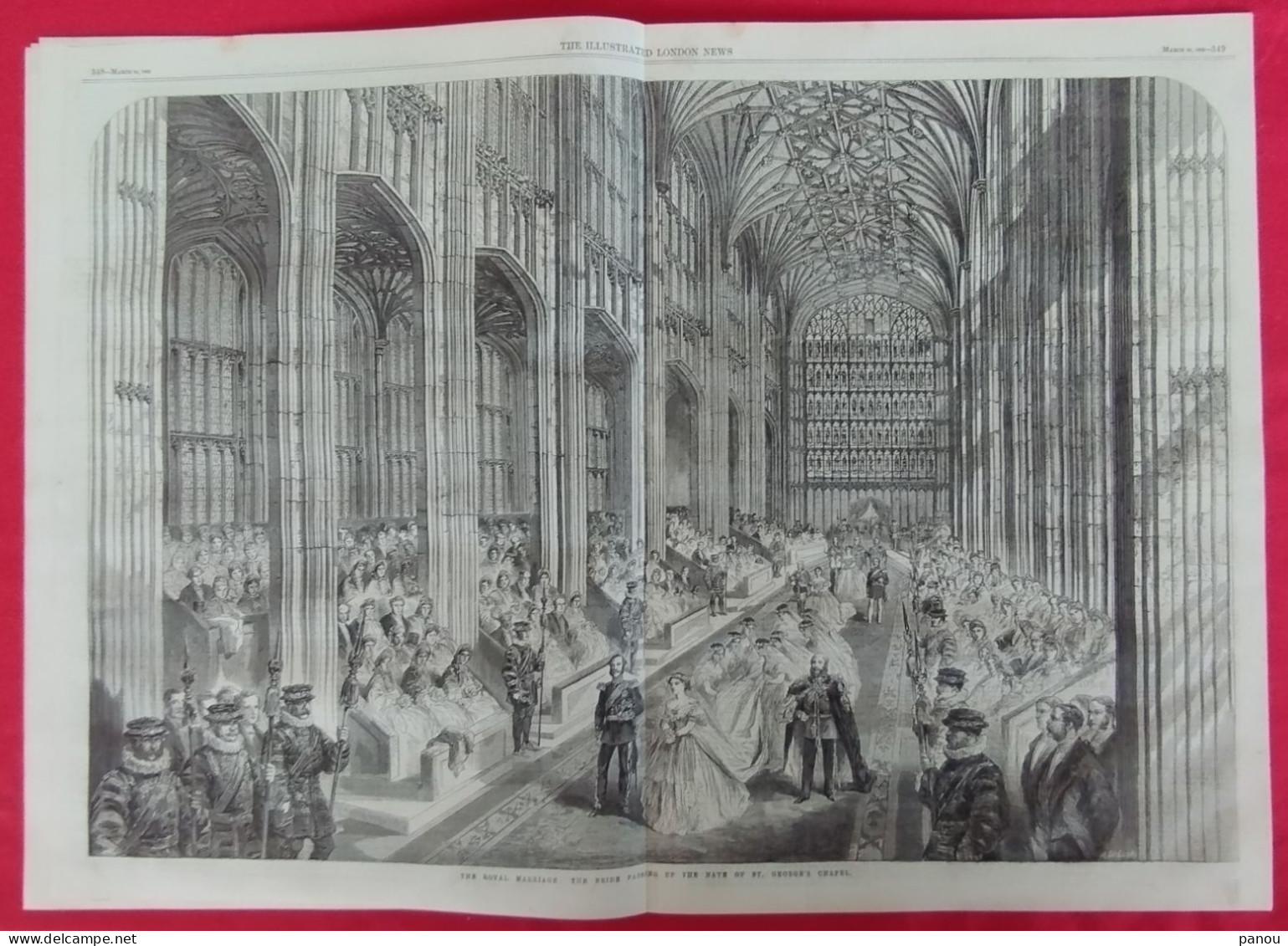 THE ILLUSTRATED LONDON NEWS 1196 MARCH 28,1863 PRINCE AND PRINCESS OF WALES - Sonstige & Ohne Zuordnung