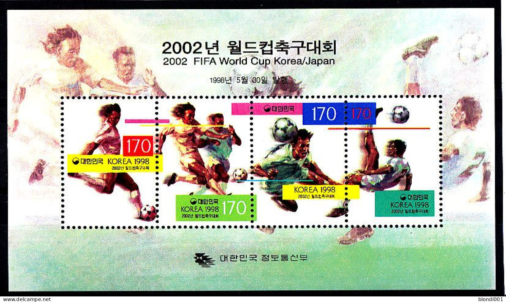 Soccer World Cup 2002 - KOREA - S/S MNH - 2002 – Südkorea / Japan