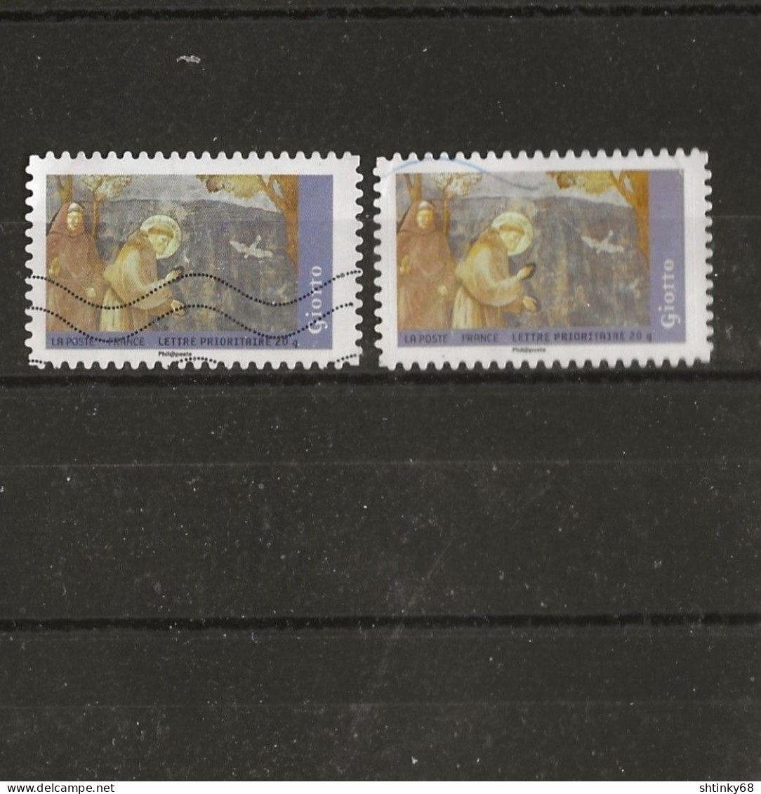 Variété Adhésifs De 2008 Oblitérés Y&T N° 150 Nuance De Couleur - Used Stamps