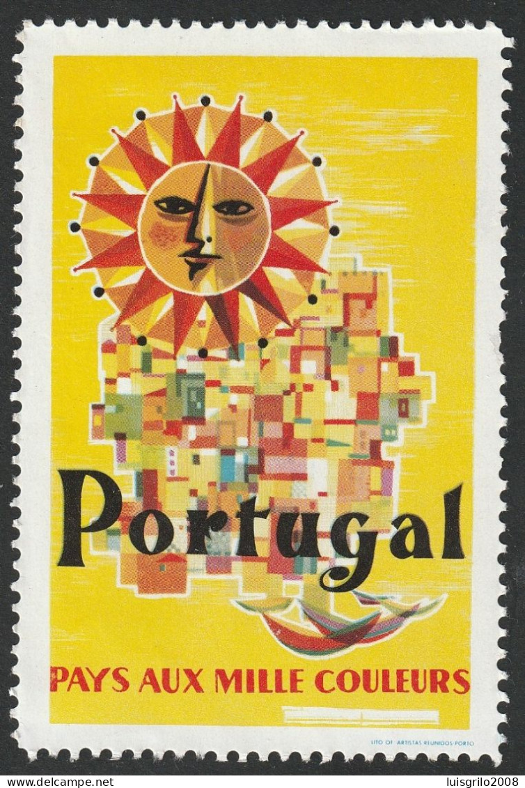 Vignette, Portugal 1950 - Vinheta Turística. Portugal Pays Aux Mille Colleurs -|- MNG No Gum - Emisiones Locales