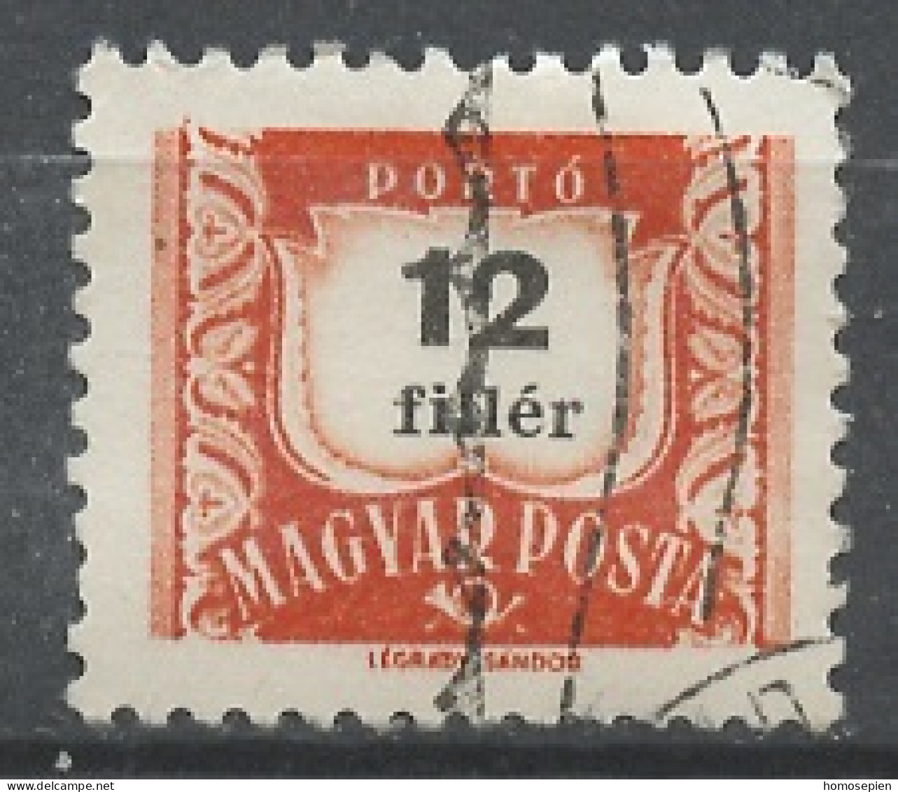 Hongrie - Hungary - Ungarn Taxe 1958-69 Y&T N°T220B - Michel N°P226 (o) - 12fi Chiffre - Strafport