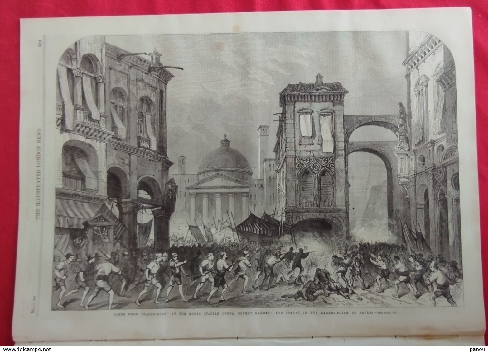 THE ILLUSTRATED LONDON NEWS 1202 MAY 9,1863 NAPLES NAPOLI - Sonstige & Ohne Zuordnung