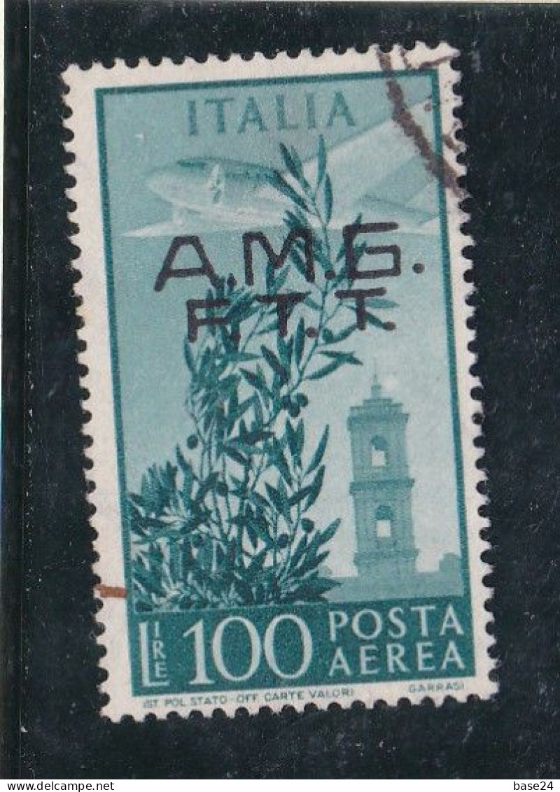 1948 Italia Italy Trieste A  CAMPIDOGLIO 100 Lire Aereo Usato Used Air Mail - Used