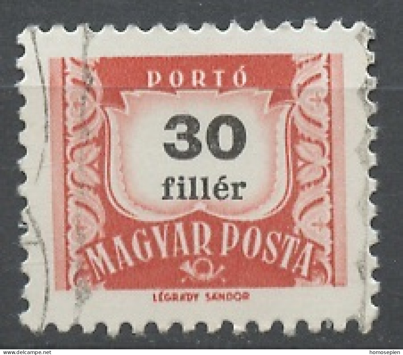 Hongrie - Hungary - Ungarn Taxe 1958-69 Y&T N°T225B - Michel N°P231 (o) - 30fi Chiffre - Port Dû (Taxe)