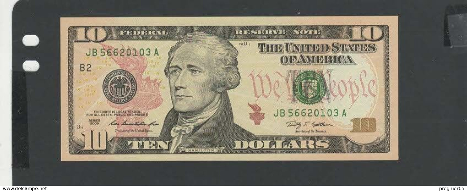 USA - Billet 10 Dollar 2009 NEUF/UNC P.532 § JB 103 - Federal Reserve Notes (1928-...)