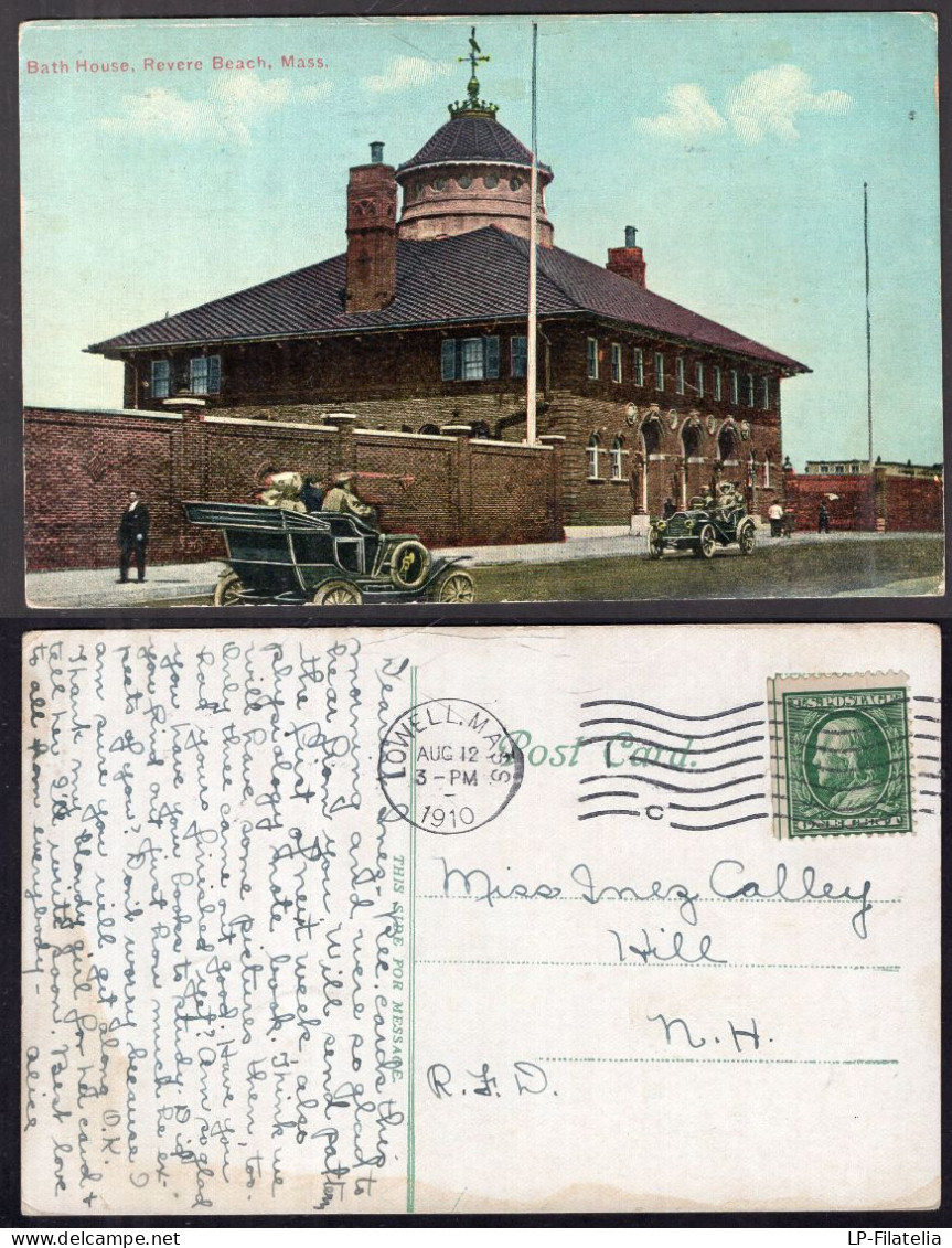 United States - 1910 - Revere Beach - Bath House - Boston