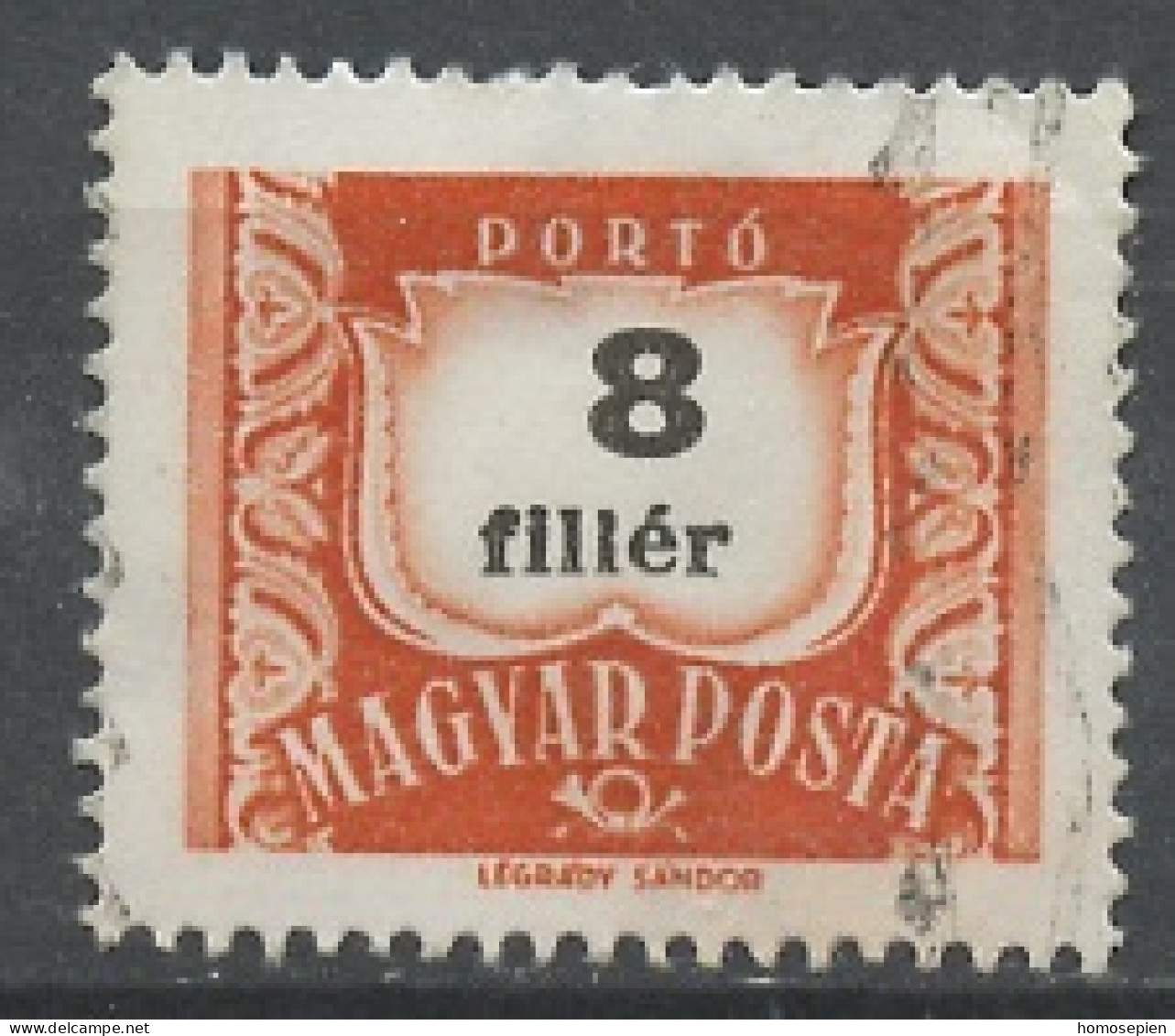 Hongrie - Hungary - Ungarn Taxe 1958-69 Y&T N°T218A - Michel N°P224 (o) - 8fi Chiffre - Port Dû (Taxe)