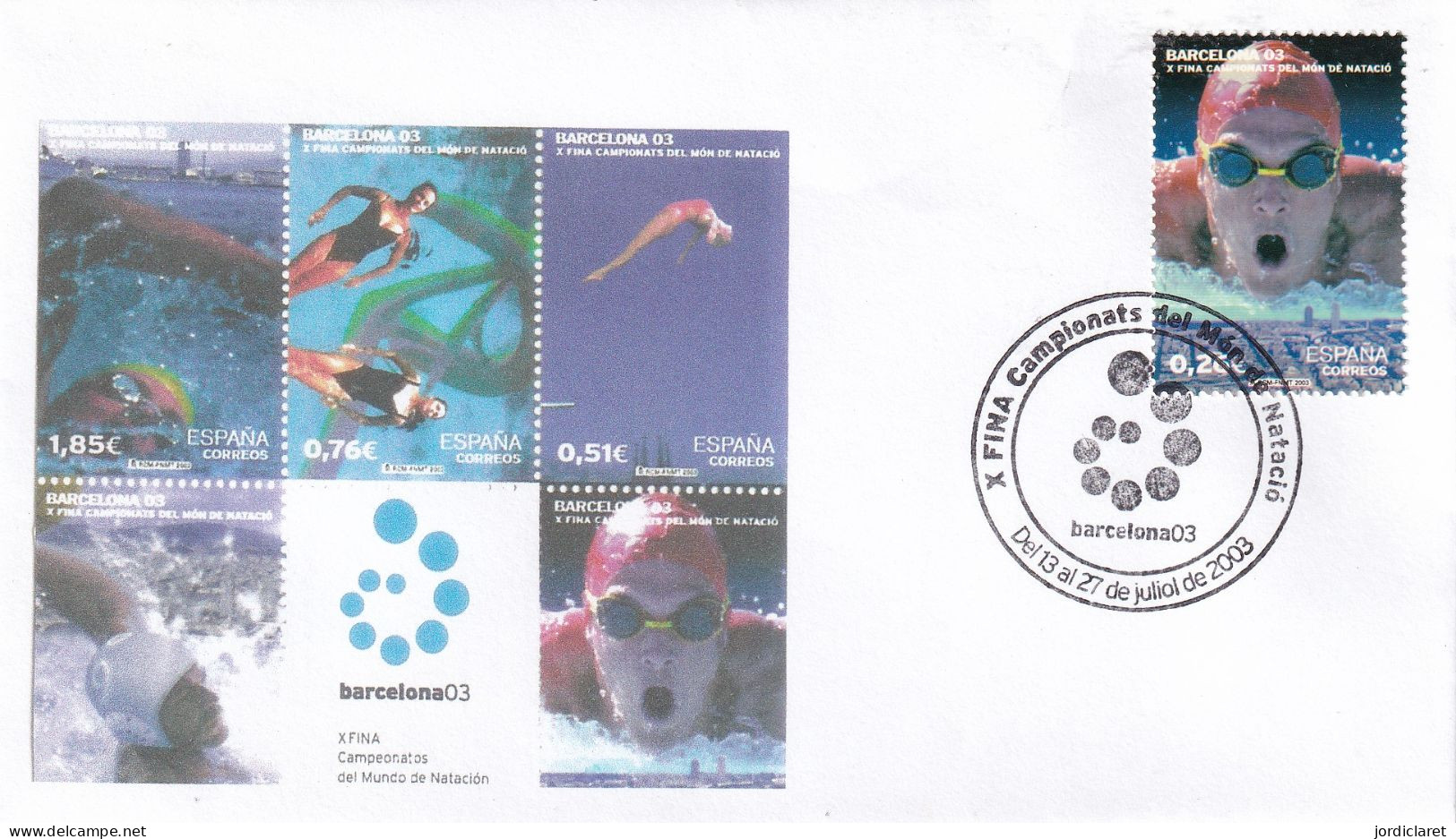 MATASELLOS 2003   BARCELONA - Storia Postale