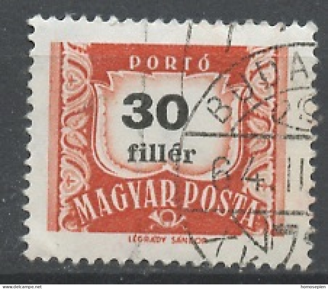 Hongrie - Hungary - Ungarn Taxe 1958-69 Y&T N°T225A - Michel N°P231 (o) - 30fi Chiffre - Port Dû (Taxe)