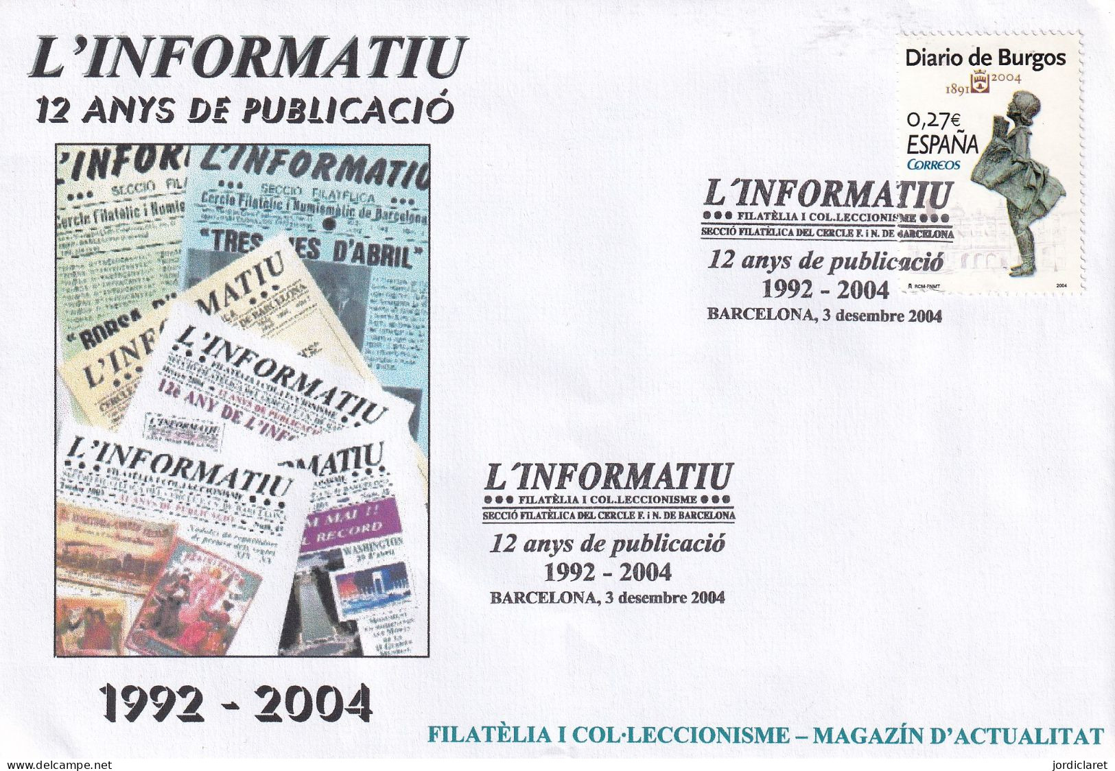 MATASELLOS 2004   BARCELONA - Storia Postale