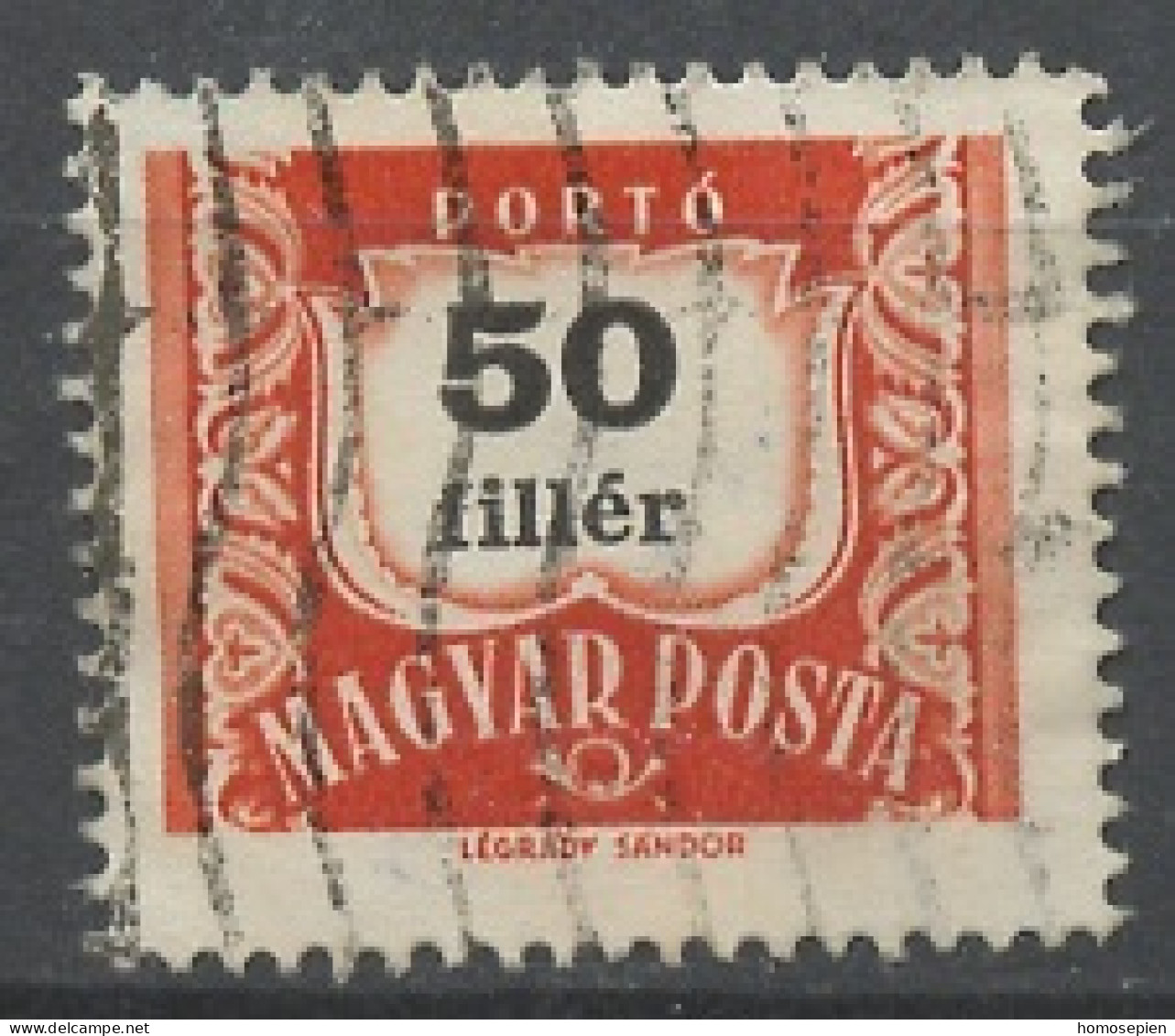 Hongrie - Hungary - Ungarn Taxe 1958-69 Y&T N°T228A - Michel N°P234 (o) - 50fi Chiffre - Strafport