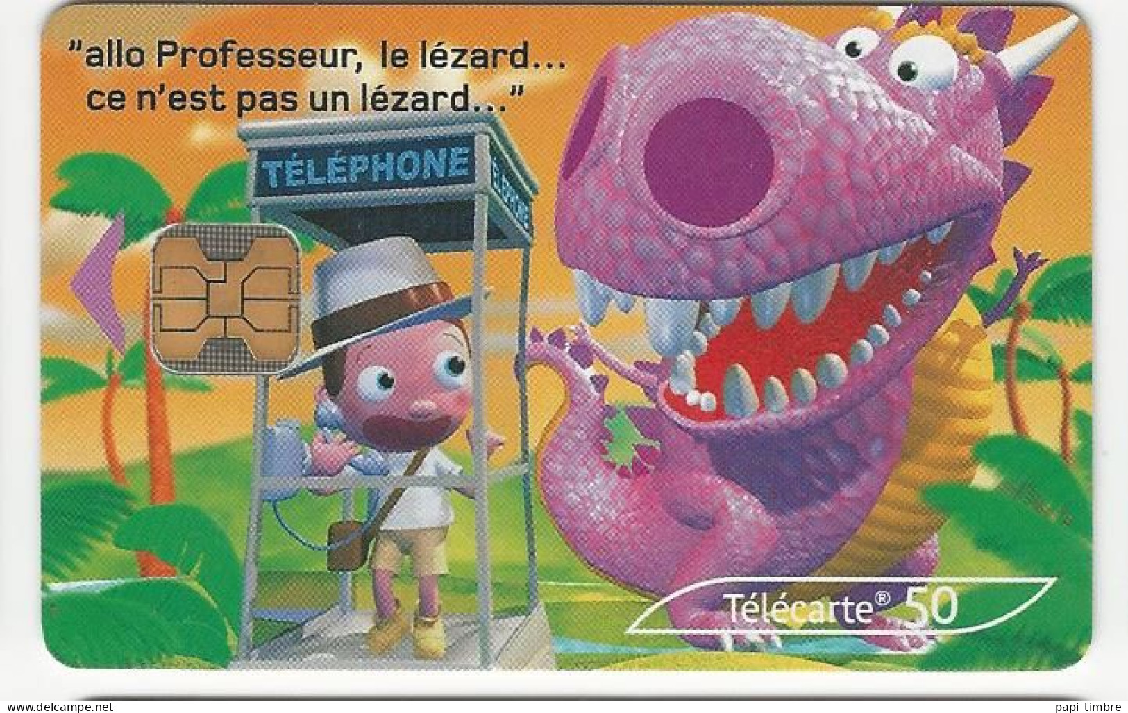 Télécarte "200 000 Cabines Partout En France, Dans La Jungle" - 50 Unités - Personen