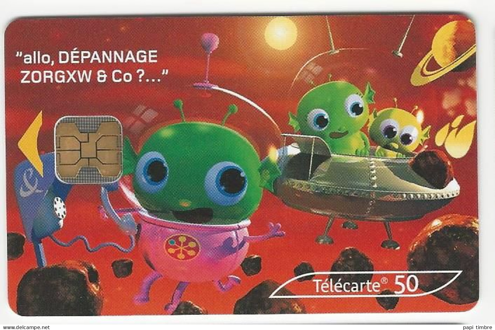 Télécarte "200 000 Cabines Partout En France, Sur Mars" - 50 Unités - Personen