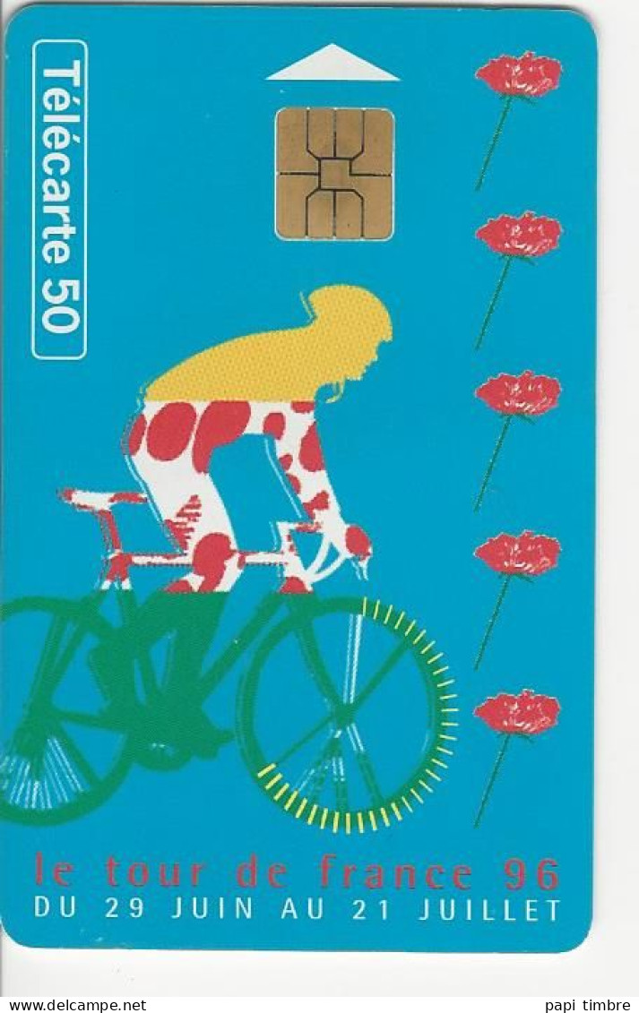 Télécarte "Le Tour De France 96" - 50 Unités - Personajes