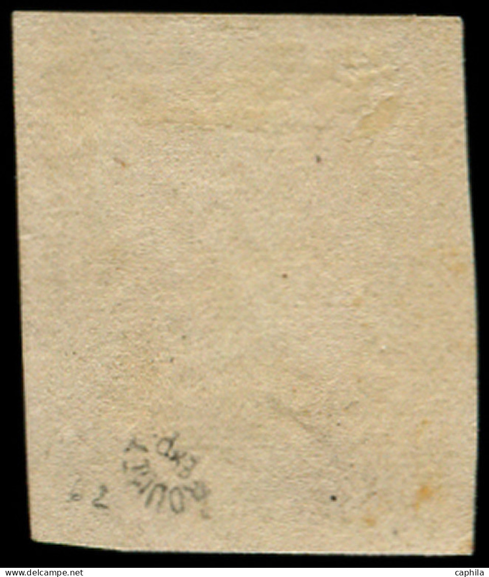 * FRANCE - Poste - 13B, Type II, Signé Roumet: 10c. Brun-clair - 1853-1860 Napoléon III.